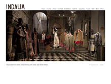 Tablet Screenshot of indaliafashion.com